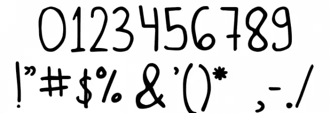 Andari Hand Writing 字体 其它煤焦