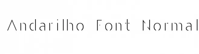 Andarilho Font Normal 
