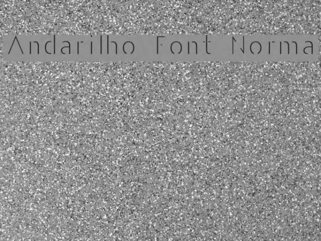 Andarilho Font Normal Font examples