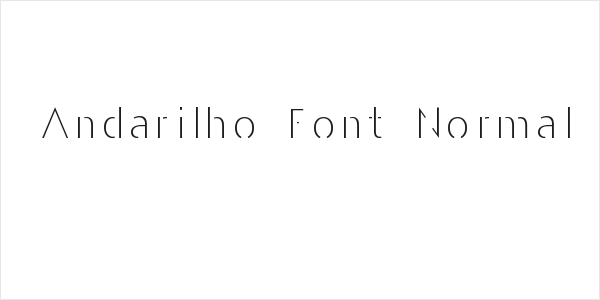 Andarilho Font Normal Logo