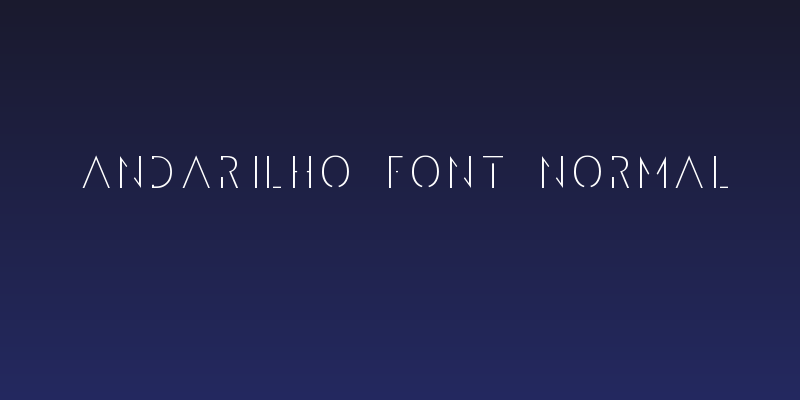 Andarilho Font Normal Social Header