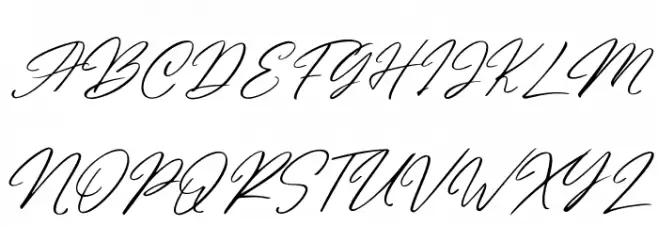 Andasia Personal Use Schriftart Groß