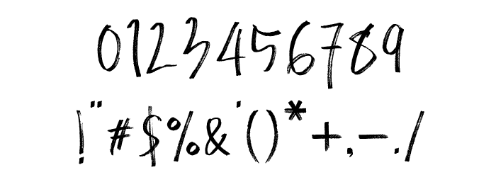 Andecha Font OTHER CHARS