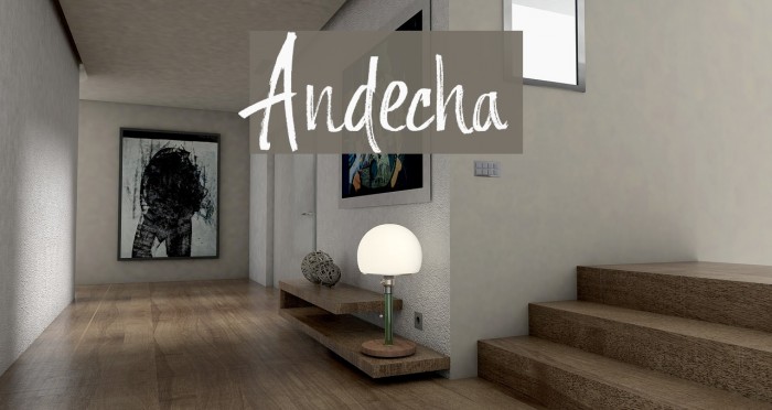 Andecha Font examples