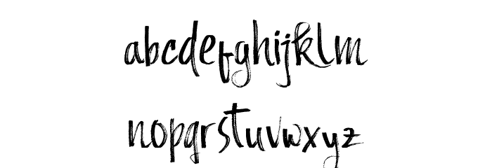 Andecha Font LOWERCASE