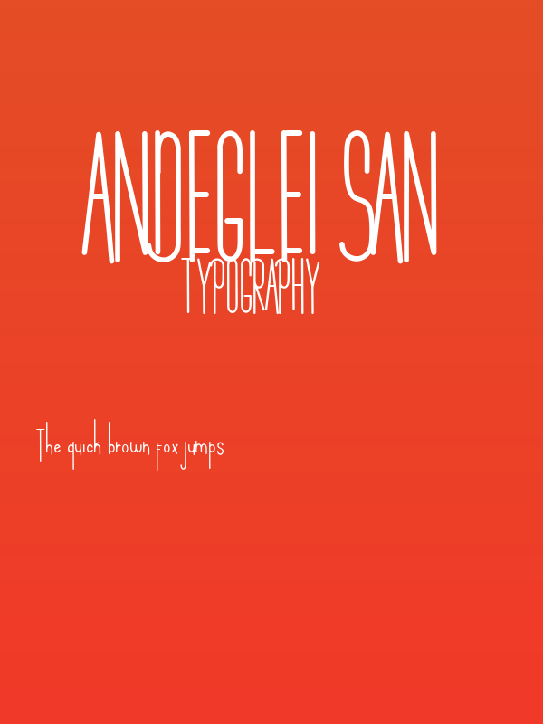Andeglei san Poster
