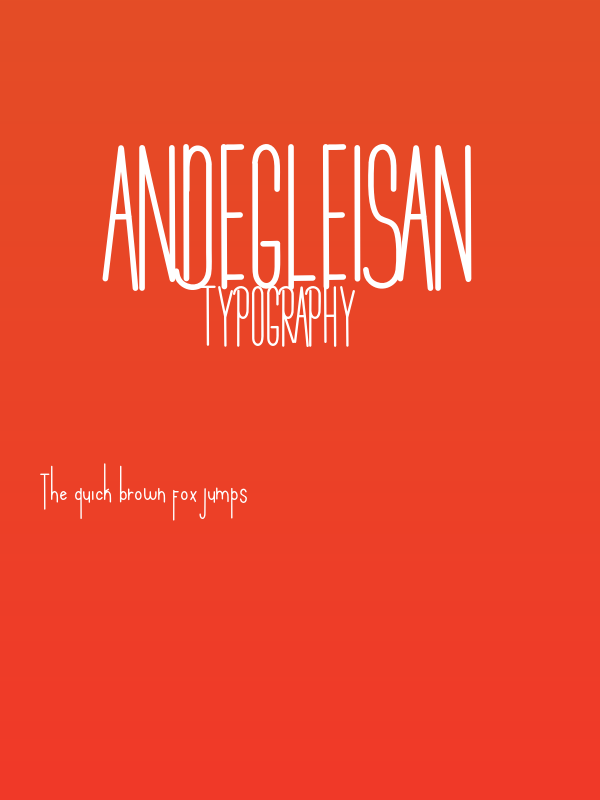 Andegleisan Poster