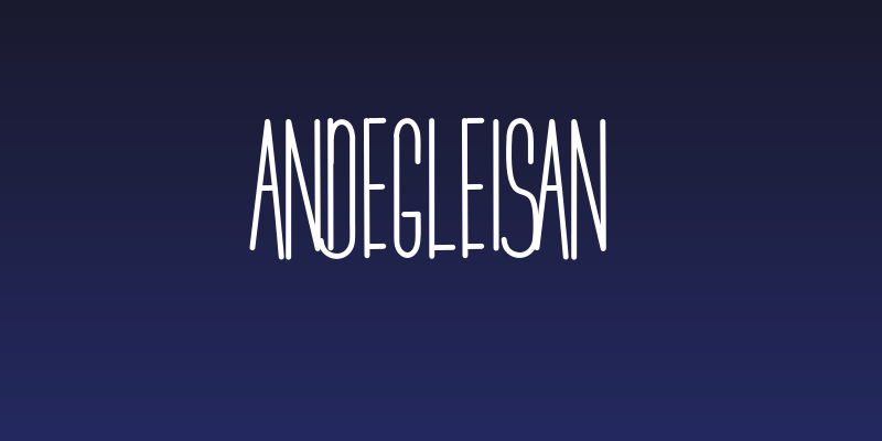 Andegleisan Social Header