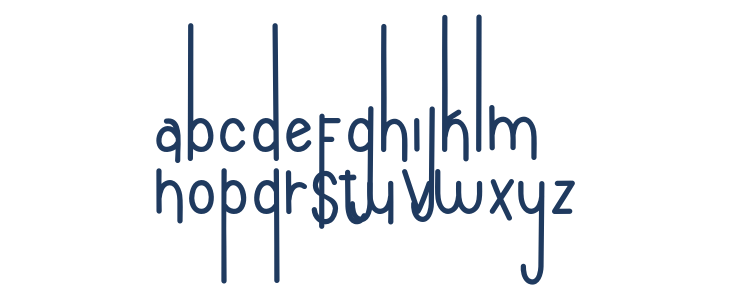 Andegleisan Lowercase