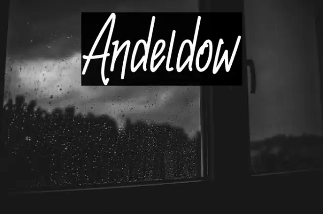 Andeldow Font examples