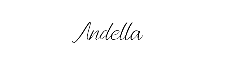 Andella  font caratteri gratis