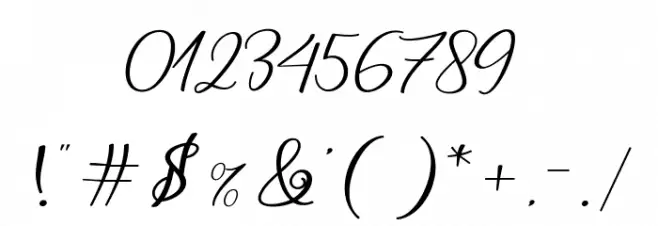 Andella Font OTHER CHARS