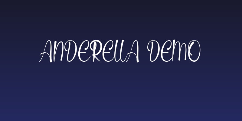 Anderella Demo Social Header