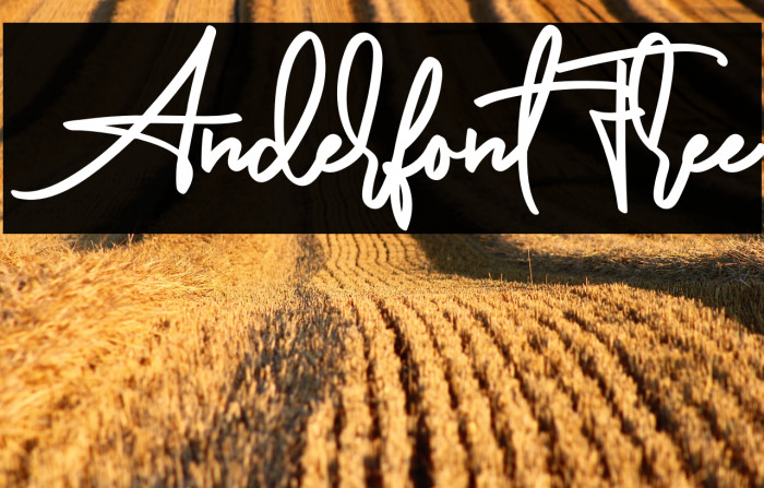 AnderfontFree Example 2