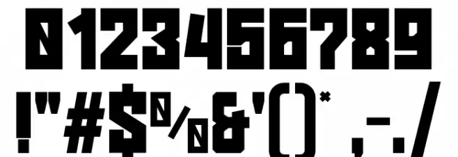 Anderlecht Box フォント その他の文字