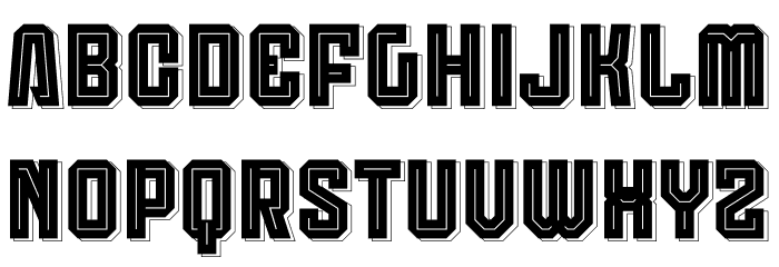Anderlecht Inline SS 1 Caratteri MINUSCOLO