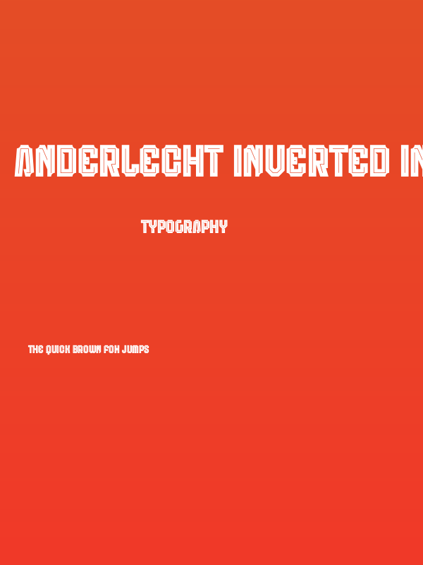 Anderlecht Inverted Inline Poster