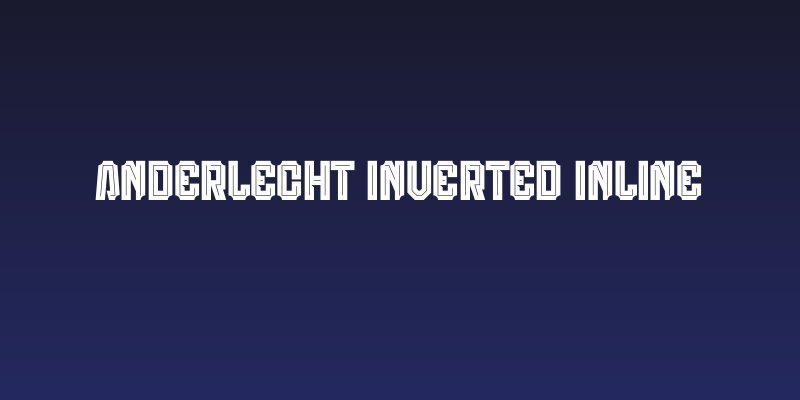 Anderlecht Inverted Inline Social Header