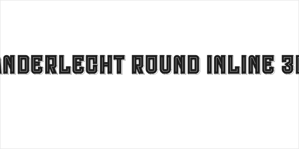Anderlecht Round Inline 3D Logo