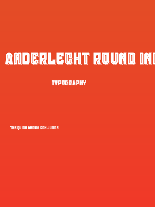 Anderlecht Round Inline 3D Poster