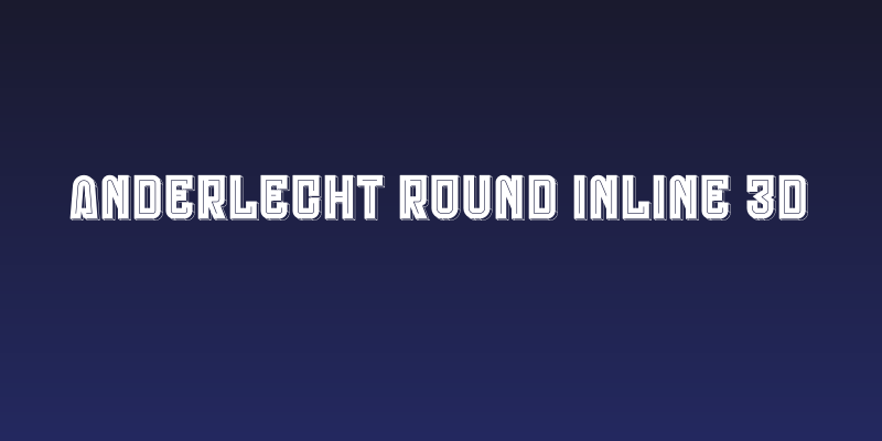 Anderlecht Round Inline 3D Social Header