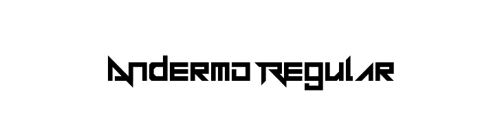 Andermo Regular  Descarca Fonturi Gratis