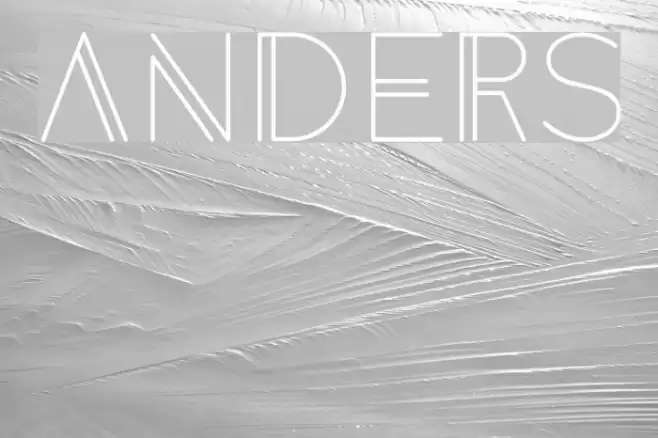 Anders Font examples
