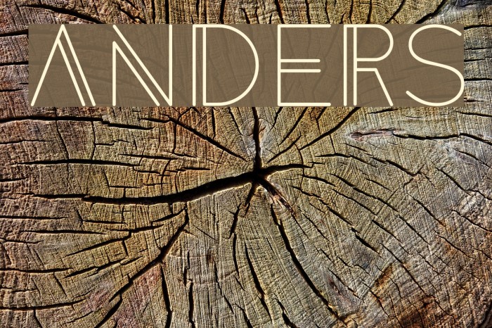 Anders Font examples