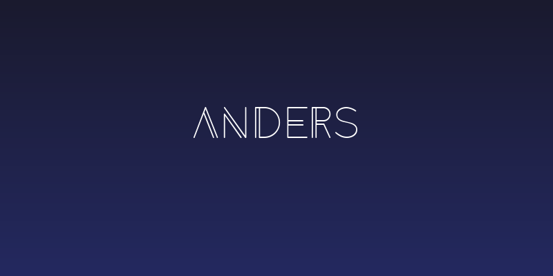 Anders Social Header