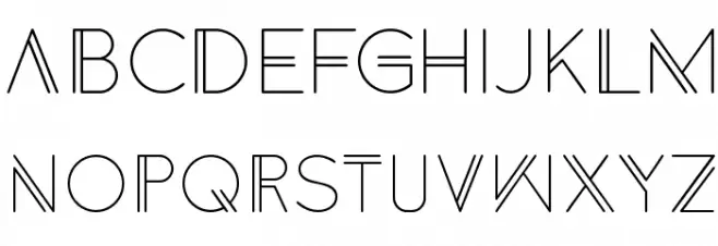 Anders Schriftart Kleinbuchstaben