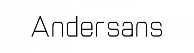 Andersans  baixar fontes gratis