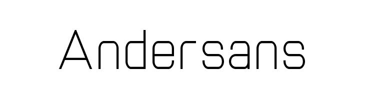 Andersans  免费字体下载