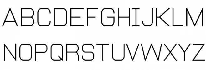Andersans Font UPPERCASE