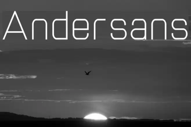 Andersans Font examples