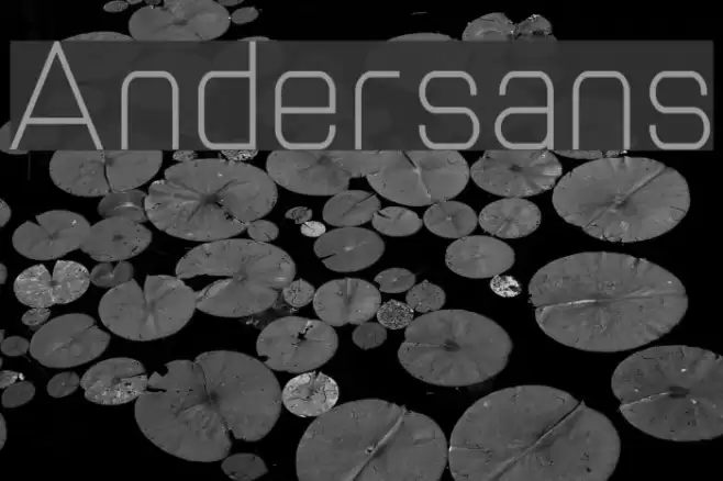 Andersans Font examples