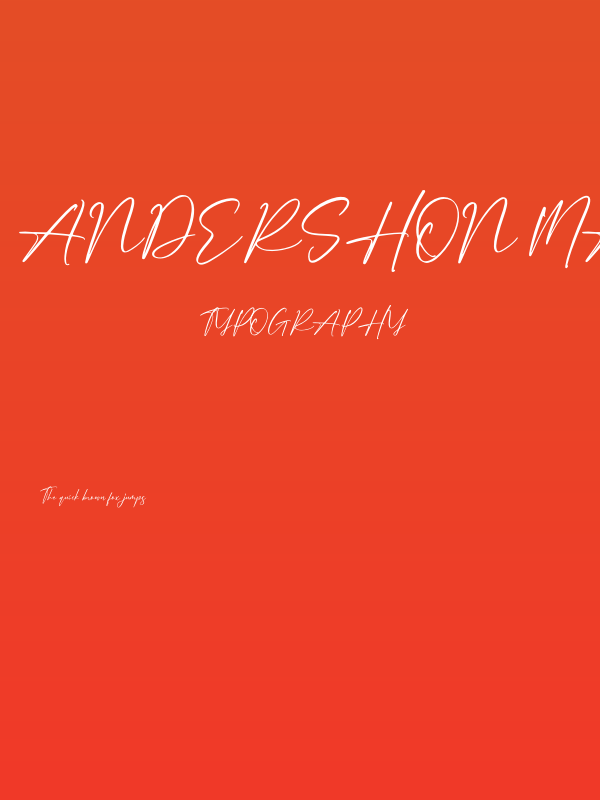 Andershon Magnolia Poster