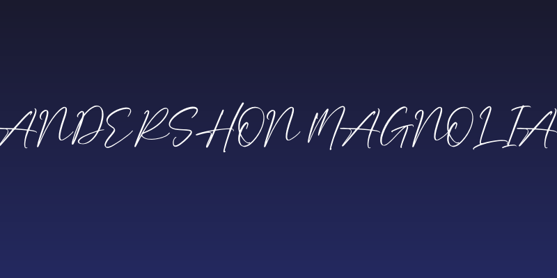 Andershon Magnolia Social Header