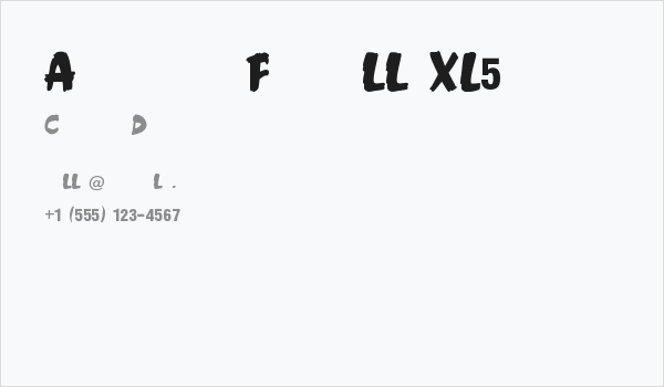 Anderson Fireball XL5 Business Card