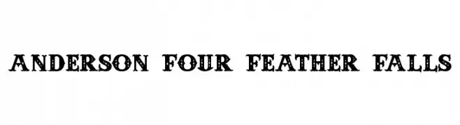 Anderson Four Feather Falls  免费字体下载