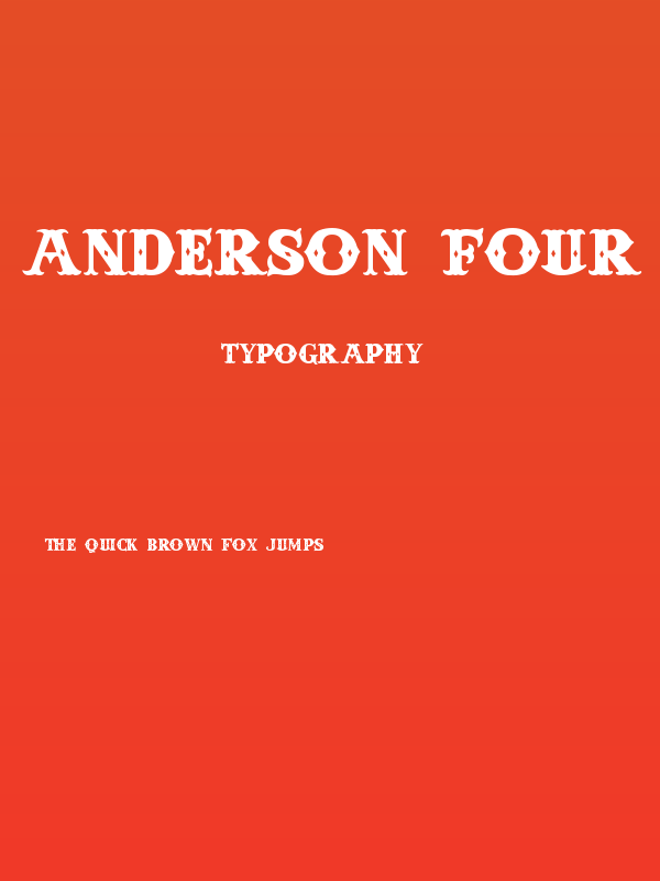 Anderson Four Feather Falls Poster
