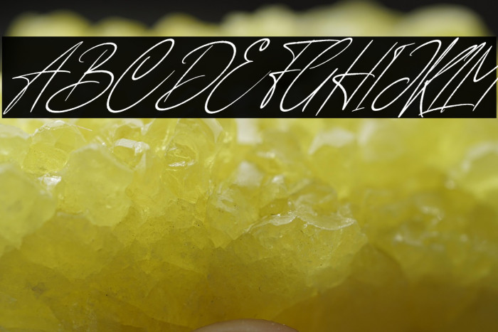 Anderson Signature Italic Example 2