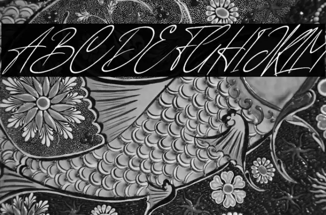 Anderson Signature Italic Font examples