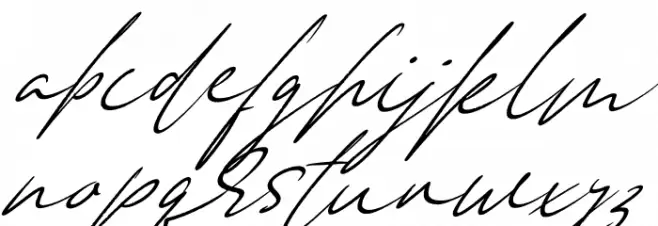 Anderson Signature Italic خط أحرف صغيرة