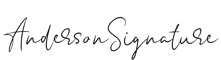 Anderson Signature  font caratteri gratis