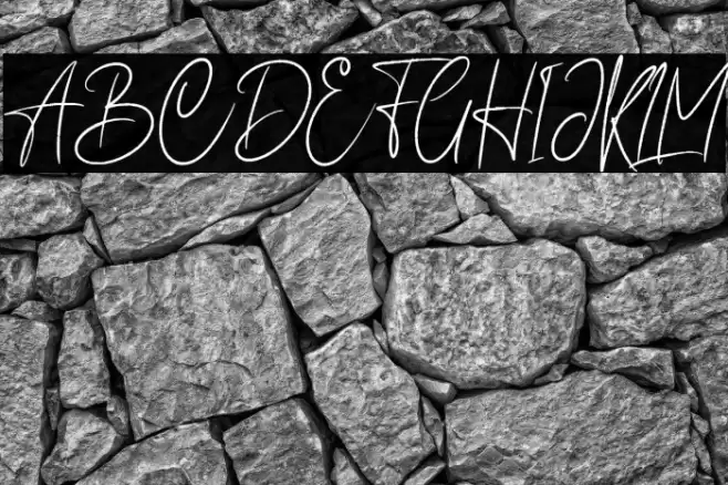 Anderson Signature Font examples