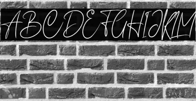 Anderson Signature Font examples