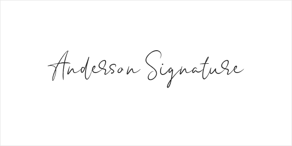 Anderson Signature Logo