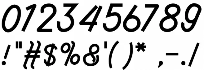 Anderson Silva Font OTHER CHARS