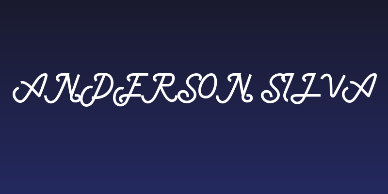 Anderson Silva Social Header