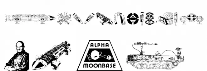 Anderson Space1999 Dings Font LOWERCASE